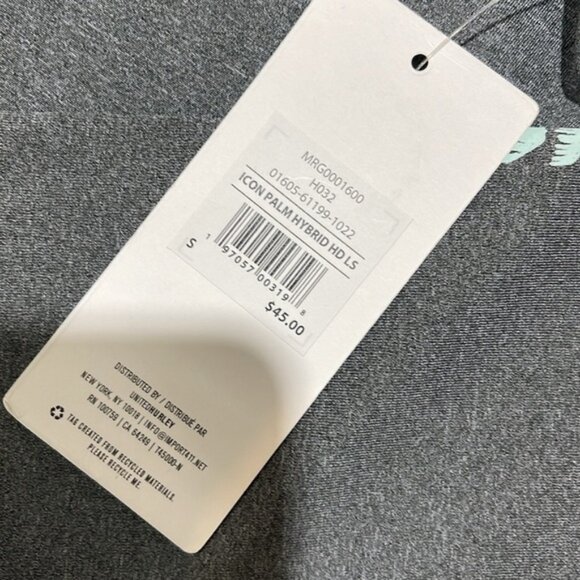 Hurley Men's Icon Palm Long Sleeve Surf Shirt - Picture 9 of 12